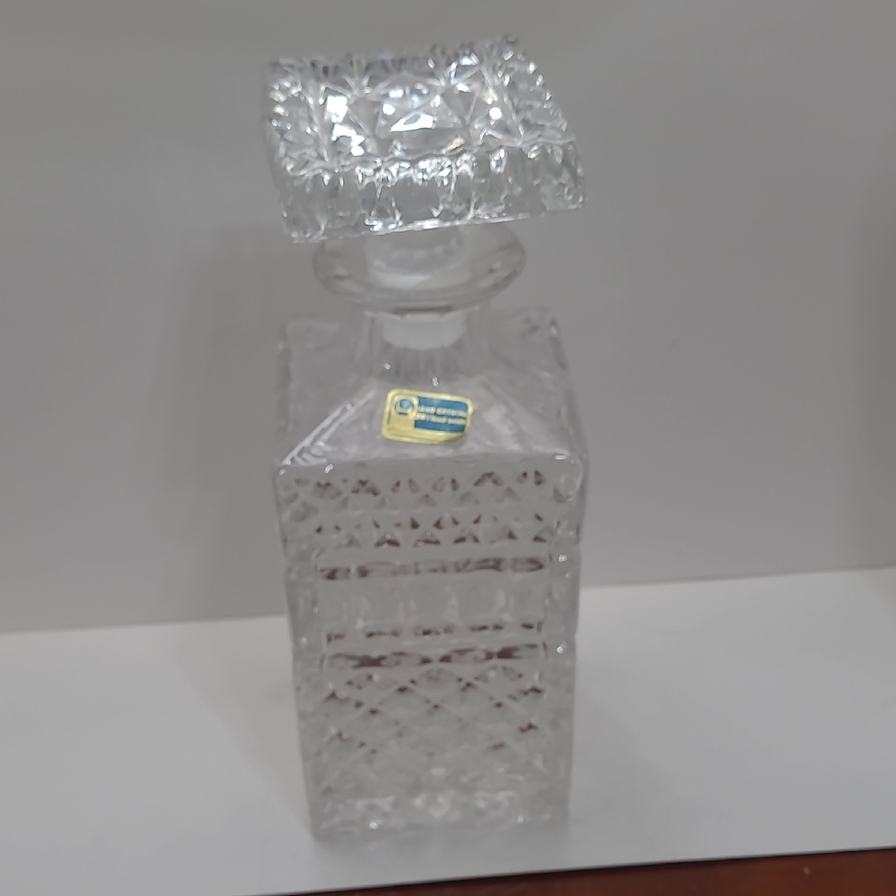 Lausitzer Glass Lead Crystal Whiskey Decanter